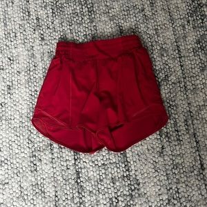 *LAST CHANCE* Red Lululemon High Rise Hotty Hots